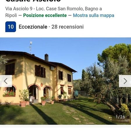 Casale Asciolo Bed & Breakfast Bagno a Ripoli Dış mekan fotoğraf